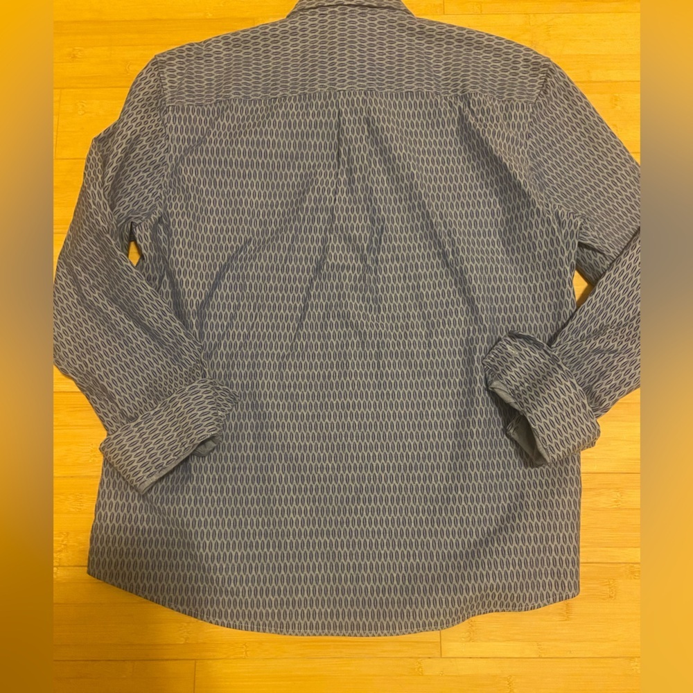 Johnnie-O Hangin' Out Button Down Laguna Blue Size M Stretch - Picture 6 of 6